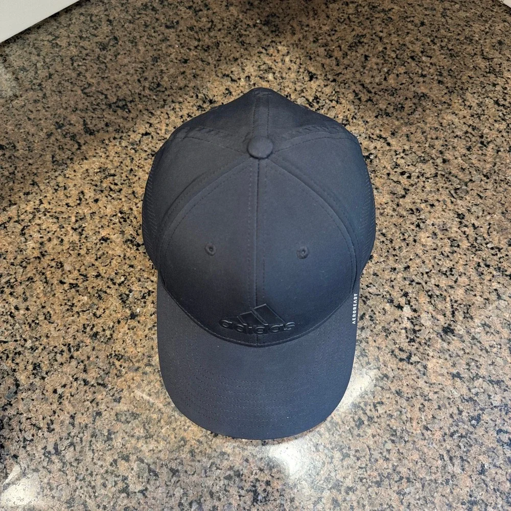 Adidas Aeroready A-Flex Fitted Hat Baseball Cap Mens L/XL Black